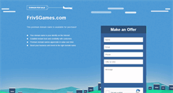 Desktop Screenshot of friv5games.com